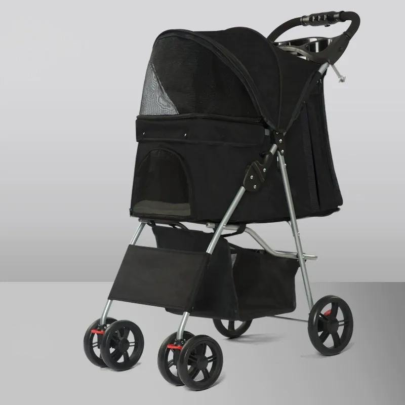 foldable pet pushchair