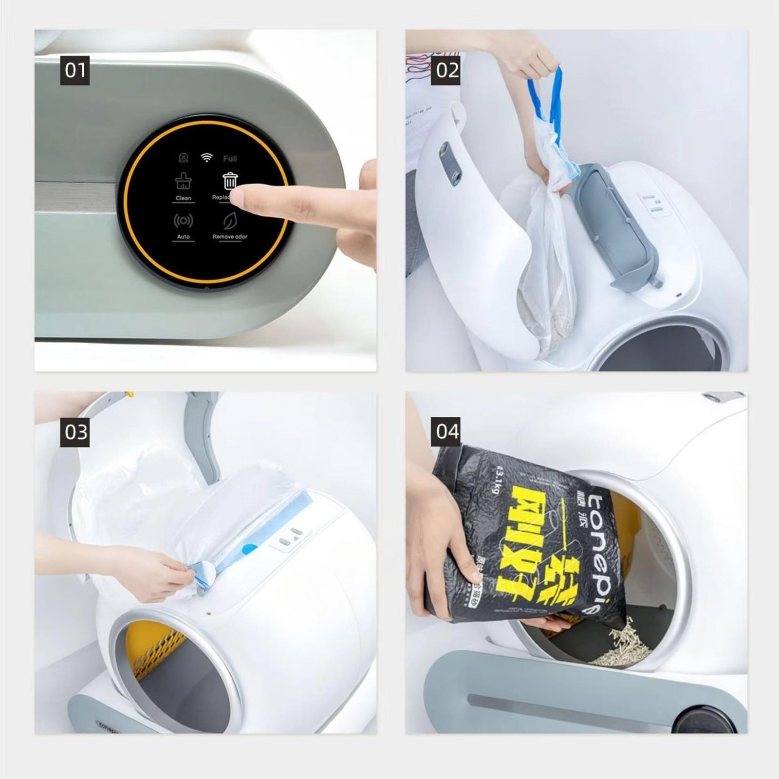 automatic cat toilet