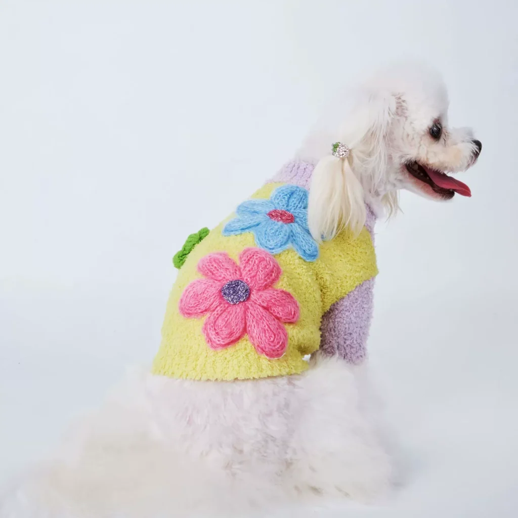 Floral Pet Sweater