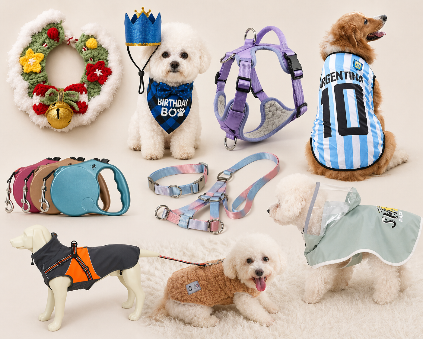 Pet Clothes And Collars